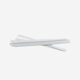 White closure strips