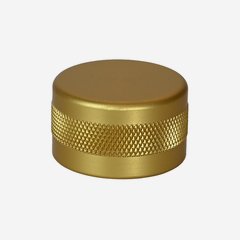 Alu-Plastic screw cap GPI 28 exclusive, gold