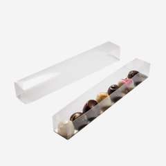 Chocolate candy clear box, L120 x W30 x H30mm