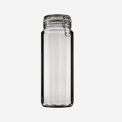 Swint top jar 2250ml, white, double hexagonal