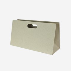 Gift carrier bag, grass paper, 400/150/220