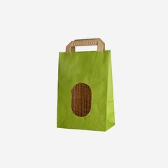 Potato carrier bag 1kg, light green, neutral
