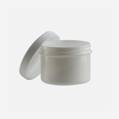 Jar 25ml, white, including screw cap