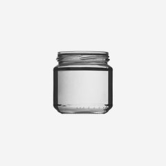 Screw jar 213ml, white, mouth: TO66