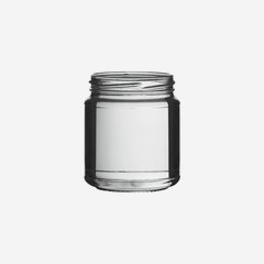 Screw jar 314ml, white, mouth: TO70