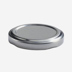 Twist Off Cap, ø53mm, silver