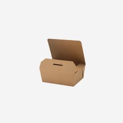 Take-Away carton, brown, L170 x W140 x H65mm