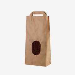 Potato carrier bag 2kg, brown, neutral