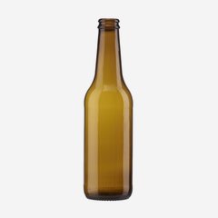 Beer bottle Ale 330ml, brown, finish: CC