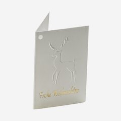 gift tag "deer"