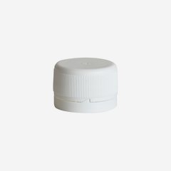 Plastic screw cap PP 28, white