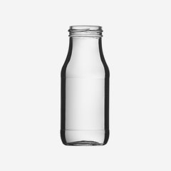 Dressing bottle 215ml, white, wide mouth: TO 43