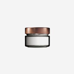 Cylindrical jar FACTUM 106ml white, finish: TO70DE
