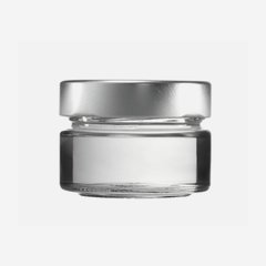 Cylindrical jar FACTUM 75ml, white, mouth: TO58DE