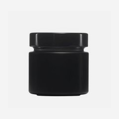 FACTUM jar 125ml, black-matte, without window