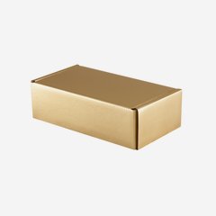 Gift box in gold look, L260 x W160 x H80mm