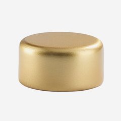 Alum-Synthetic material-Screw cap GPI 22, gold