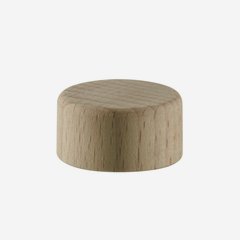 Wooden-Alum-Screw cap GPI 28, natural