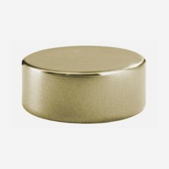 Alu-Plastic-Material screw cap GPI 28 flat, gold