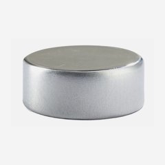 Alu-Plastic-Material screw cap GPI 28 flat, silver