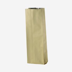 Vacuum-coffee bag 250g, gold, without valve