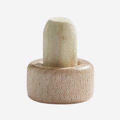 Cork stopper with wooden grip, ø11mm