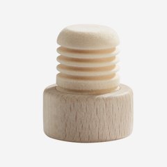 Wooden grip cork with plastic plug, ø20mm