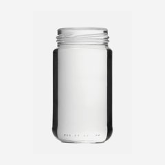 Screw jar 212ml, white, mouth: TO53