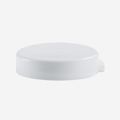 Milk lid, white