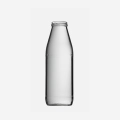 Juice bottle 1000ml, white, mouth: TO53