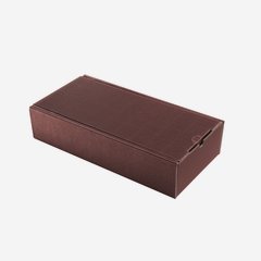 Gift box with open flute, red, 375/170/83