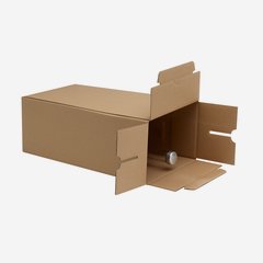 Packaging cardboard box for 6 bottles Pla-500