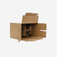 Packaging cardboard box for 6 bottles Des-500GPI