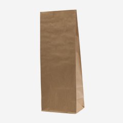Block bottom bag 10kg, brown, 240/110/610