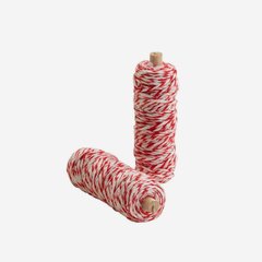 Yarn, red/white, small