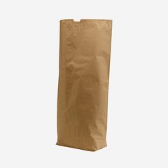 Cross bottom bag 25kg, brown, 450/150/800