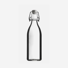 LANDHAUS Swing top bottle 500ml, white