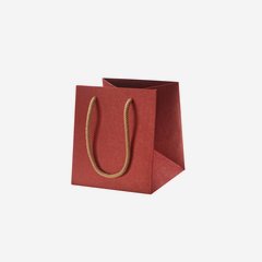 Gift carrier bag, red, 160/160/180