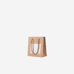 Gift carrier bag,  29,5x22,5x11cm, with window
