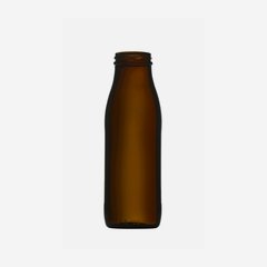 Milk bottle 500ml, brown, mouth: TO48