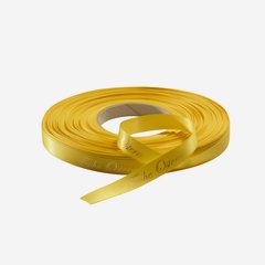 Satin ribbon yellow,suitable for hot-foil stamping