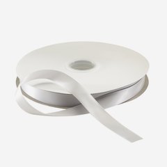 Satin ribbon grey, suitable for hot-foil stamping