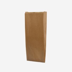 Side gusset bag 3 kg, brown natural