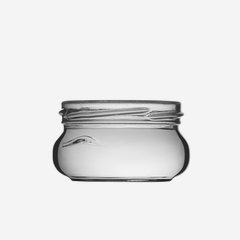 Terrine jar 120ml, white, mouth: TO70
