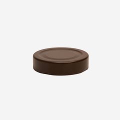 Twist Off Cap, ø58mm, Deep, brown-matte