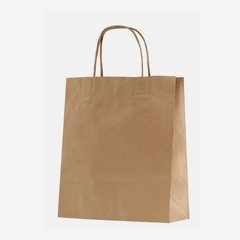 Carrying bag, brown, cord, 230/110/270