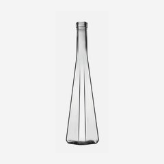Triangolare bottle 350ml, white, mouth: Cork