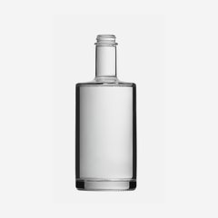 Viva bottle 500ml, white, mouth: GPI28