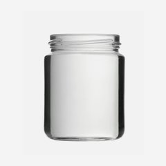 Screw jar 275ml, white, mouth: TO66