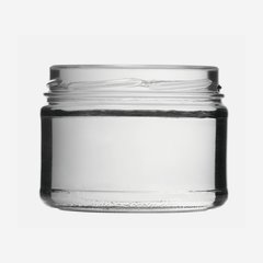 Cylindrical Jar 540ml, white, wide mouth: TO 100